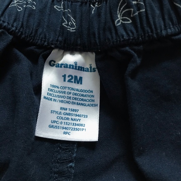Garanimals Shorts—whale print—12M - Picture 4 of 4